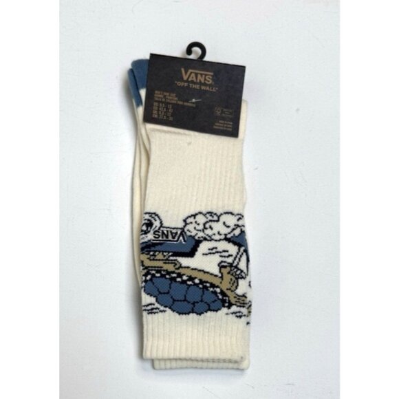 Men's VANS Amusement 66 Racing Turtles, Crew Socks Size 9.5-13 - Picture 2 of 4